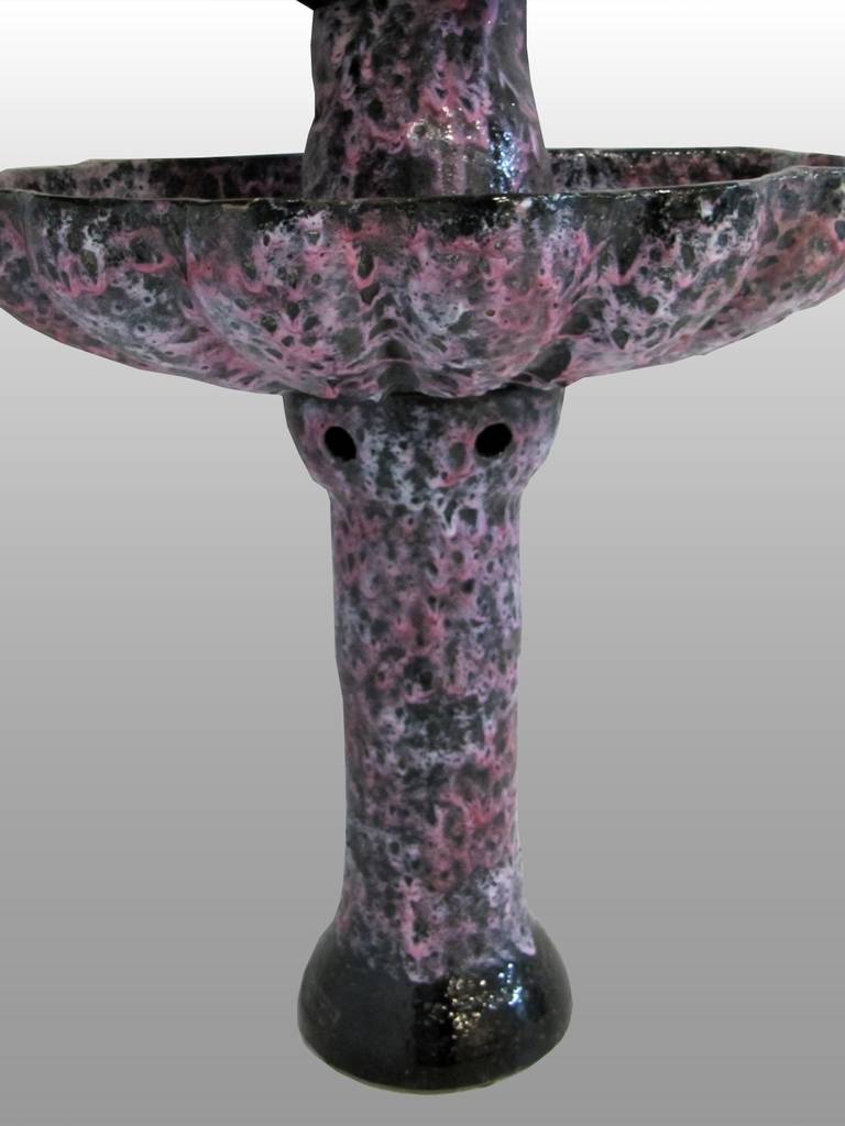 Large 1950s Vallauris Enlightening Fountain For Sale 2