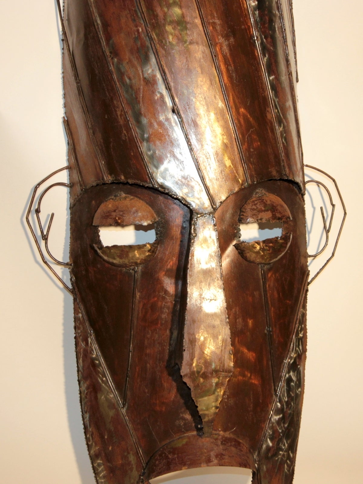 Set of Two 1970s Large Tiki Masks For Sale 2