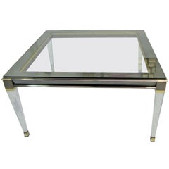 Vintage Coffee Table or End Table by Belgo Chrome, Belgium, circa 1970