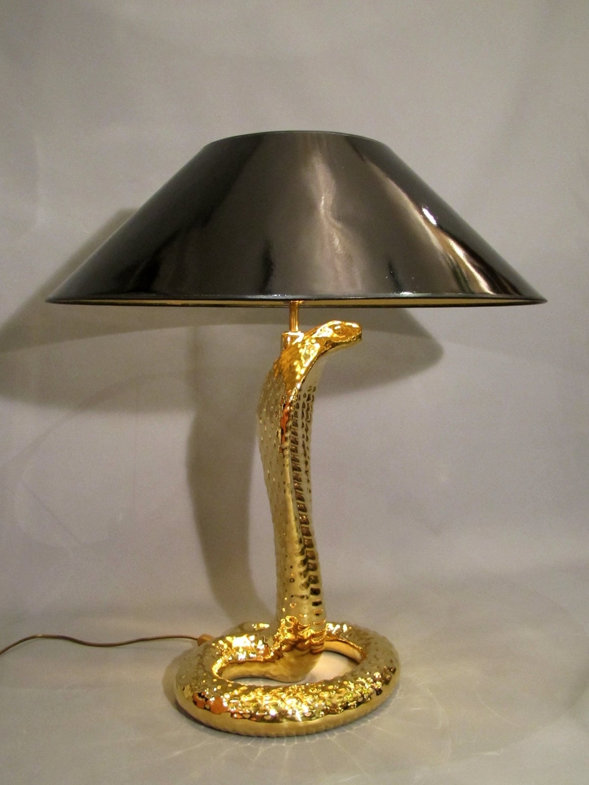 Late 20th Century 1970s Cobra Lamp by Tommaso Barbi For Sale