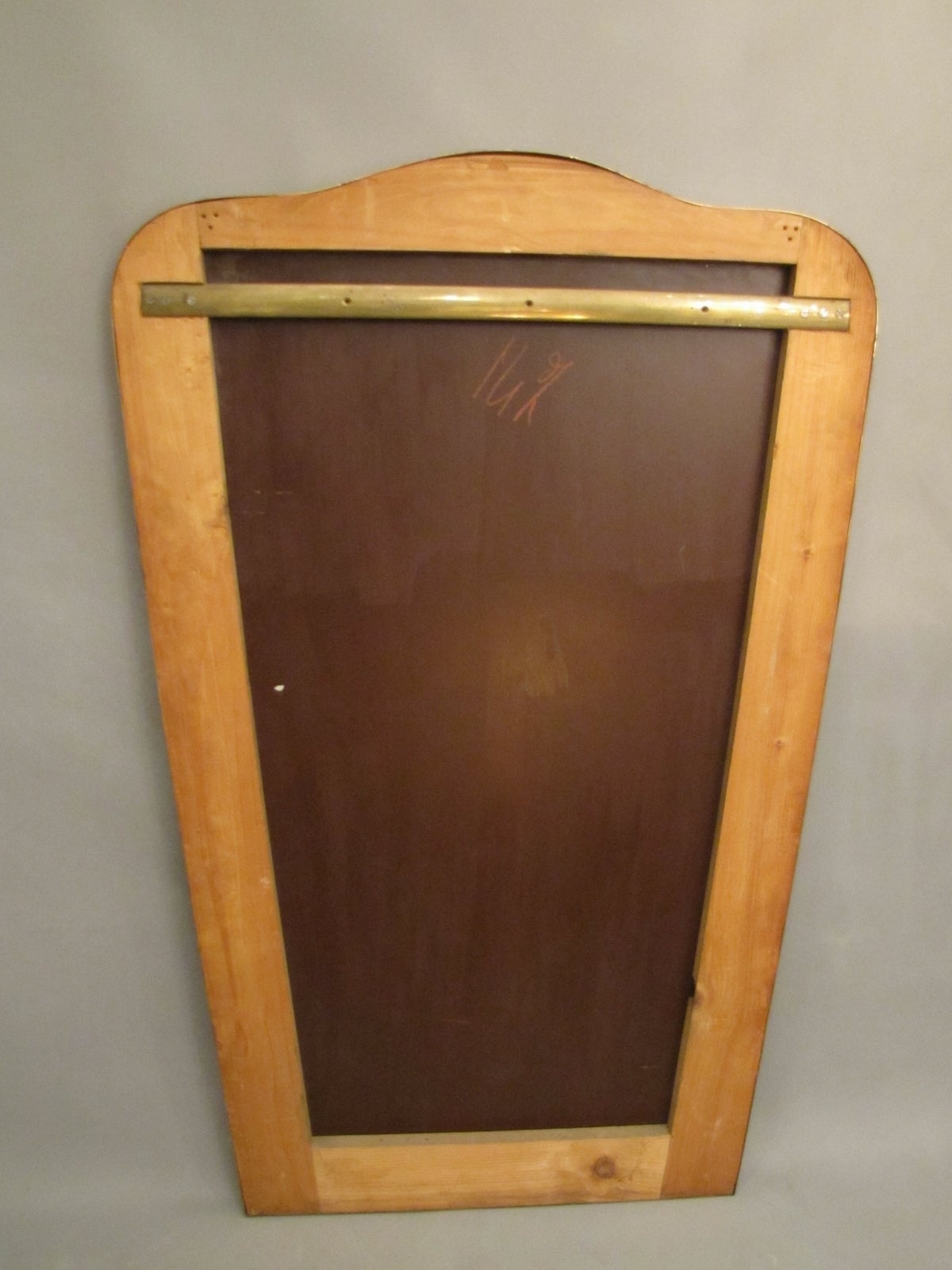 1950s Italian Mirror with Brass Frame 1