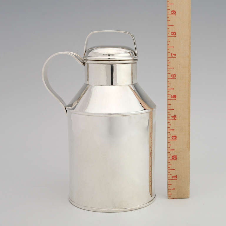 Tuttle For Udall & Ballou Sterling Milk Can Cocktail Shaker 1