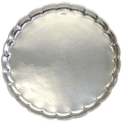 Walter Schell Large Hammered Silver Tray
