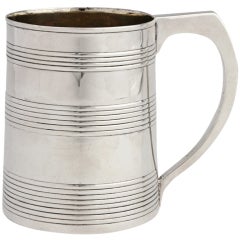 Georgian Sterling Mug or Cann by Hester Bateman, London, 1787