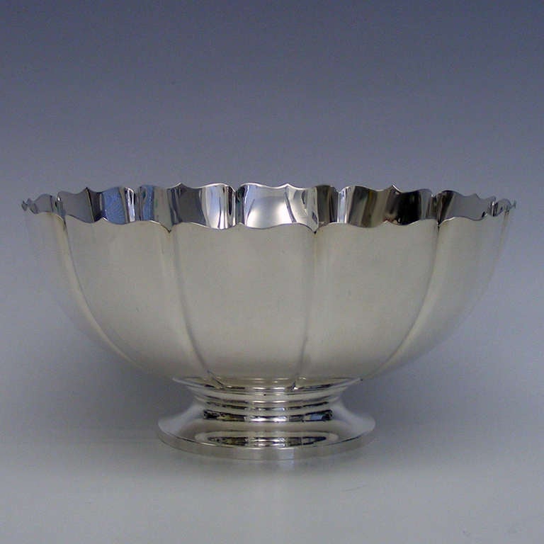 Art Deco Deco Centerpiece Bowl c1930s by Fred Hirsch