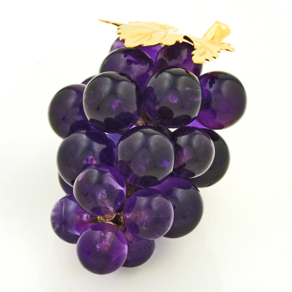 Vacheron Amethyst Grape Ornament 1