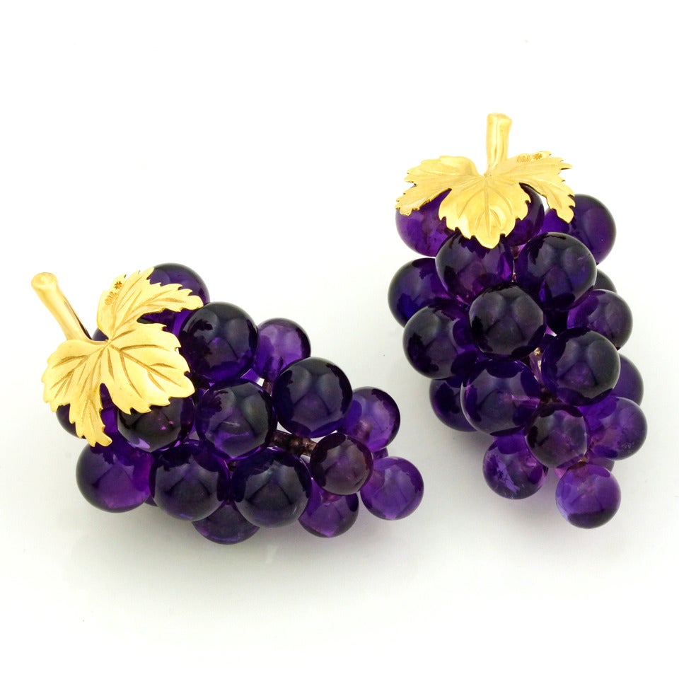 Vacheron Amethyst Grape Ornament 2