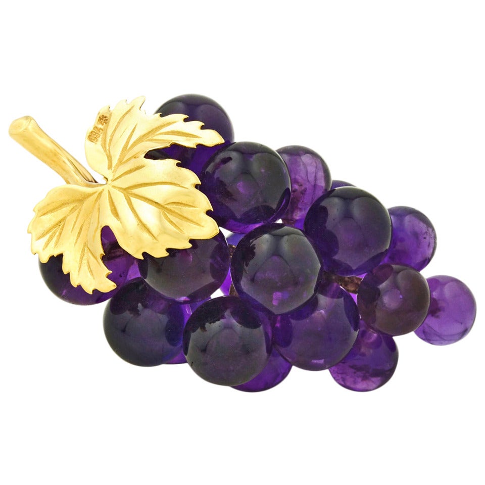 Vacheron Amethyst Grape Ornament