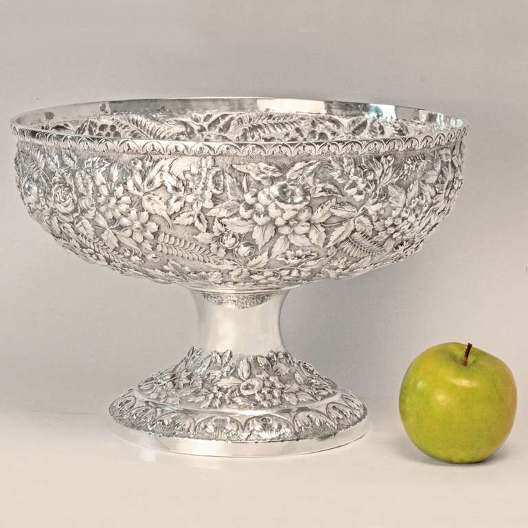 American Repousse Pattern Sterling Centerpiece