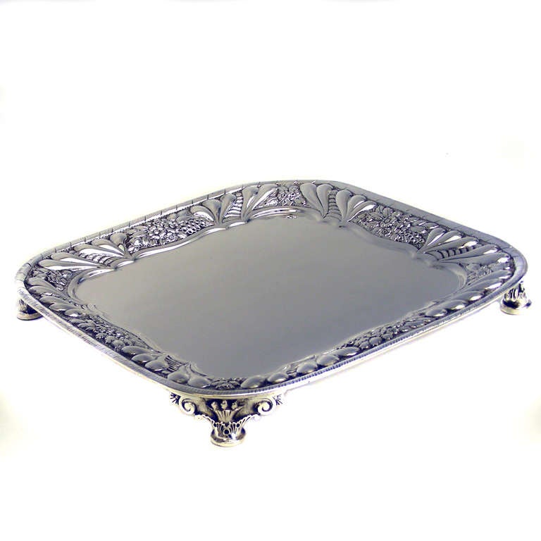 Victorian Tiffany & Co. Sterling  Salver