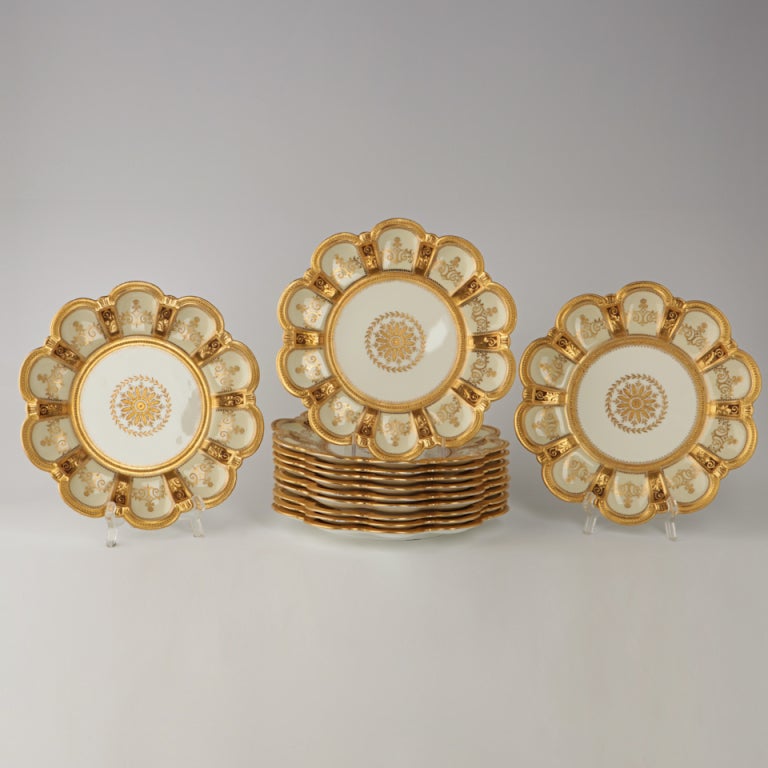 Royal Crown Derby Set Of 12 Decorative Plates 6