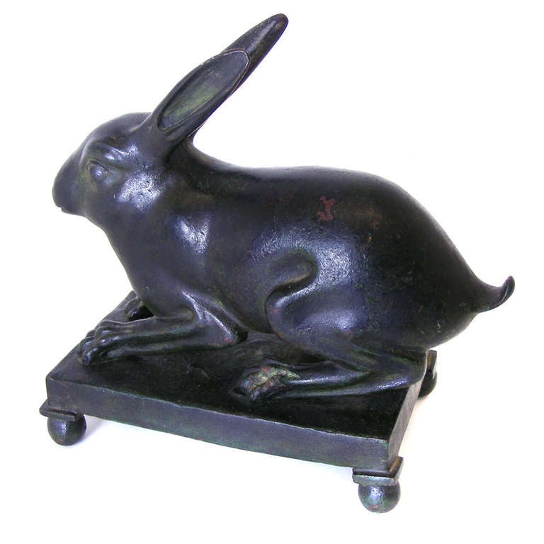Victorian Bronze Rabbit after Antiquity 1