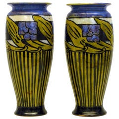 Royal Doulton Art Deco Vases