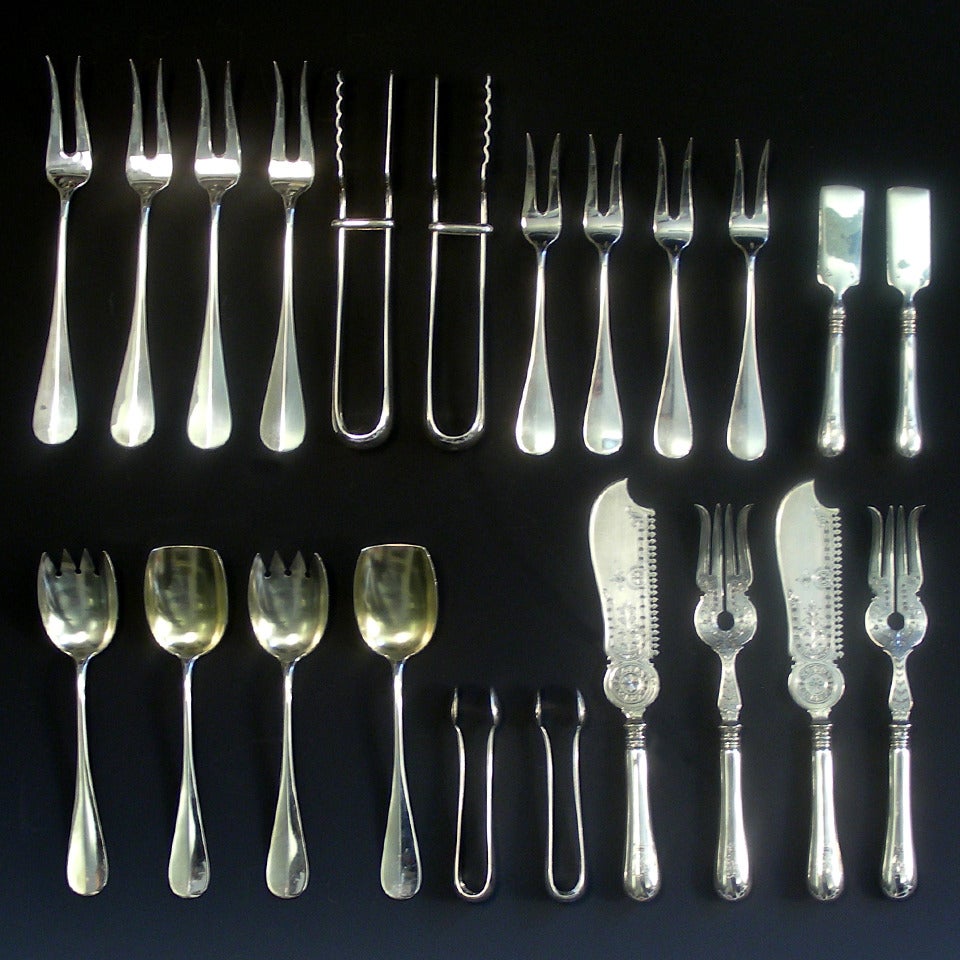 antique silverware set