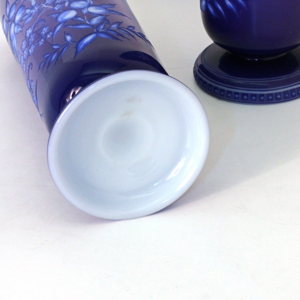 British Stevens & Williams Intaglio Cut Case Art Glass Vases