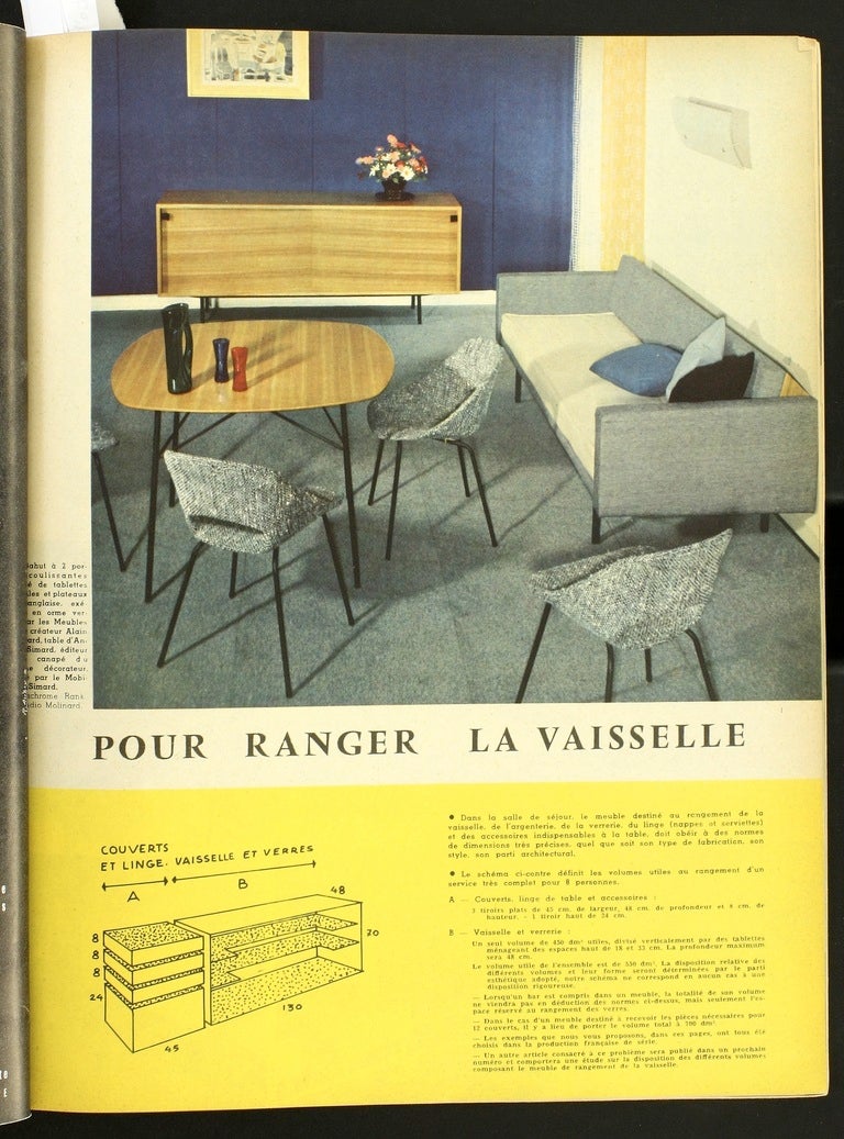 Alain Richard sideboard 196 - Meubles TV edition - 1953/1954 For Sale 4
