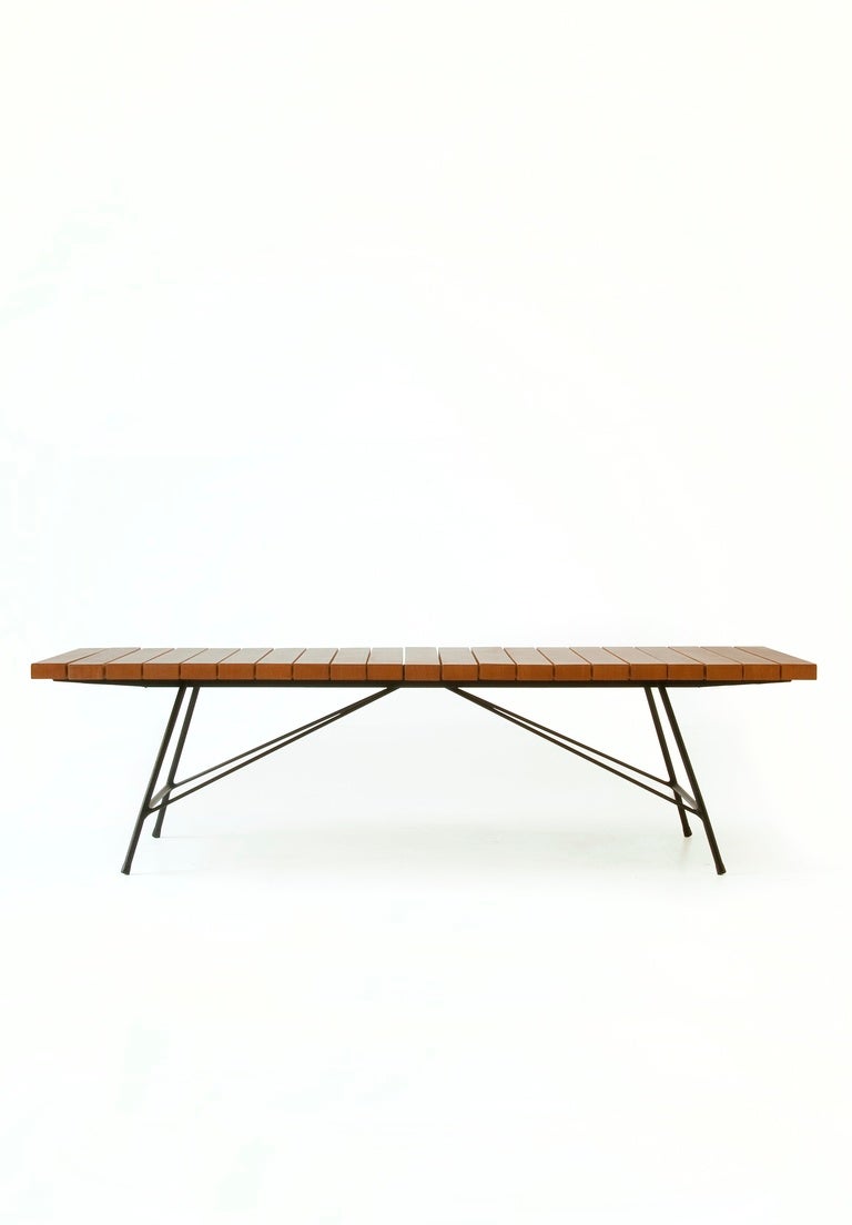 Bench or Low table 201 Alain Richard - Meubles TV edition- 1954 In Good Condition In Paris, FR