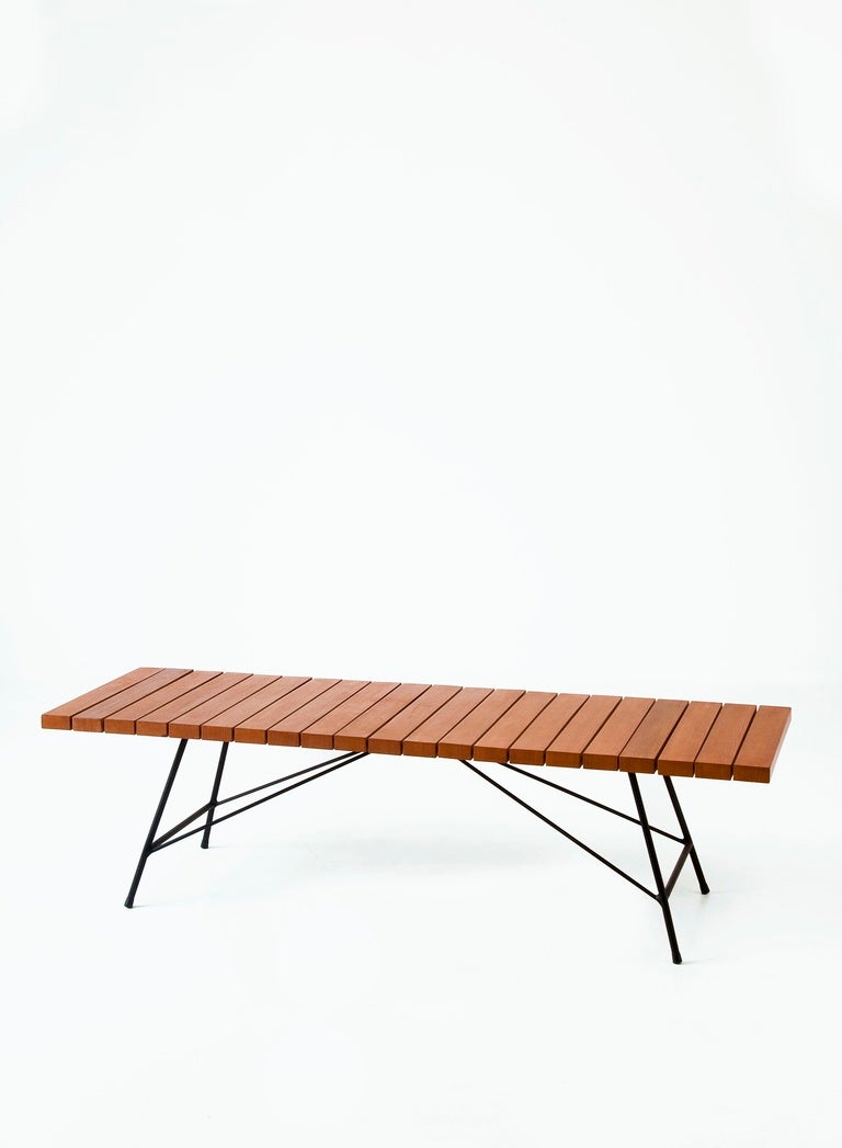 Mid-20th Century Bench or Low table 201 Alain Richard - Meubles TV edition- 1954
