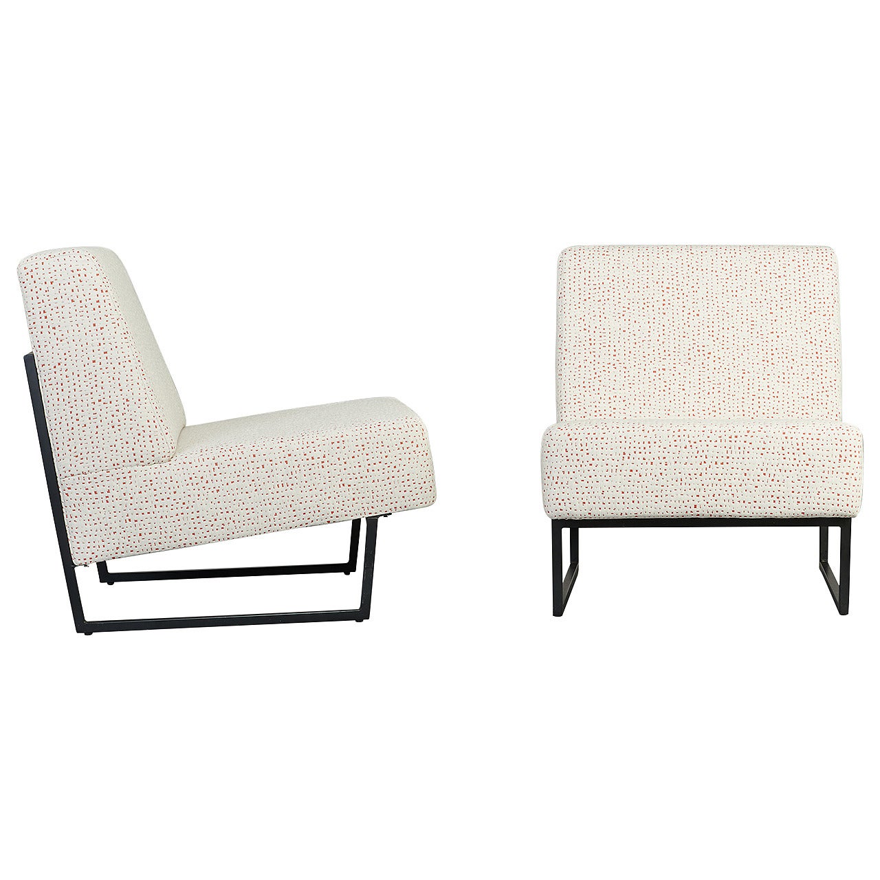 Pair of Chairs FG2 by Pierre Guariche, Sieges Temoins Edition, circa 1959-1960
