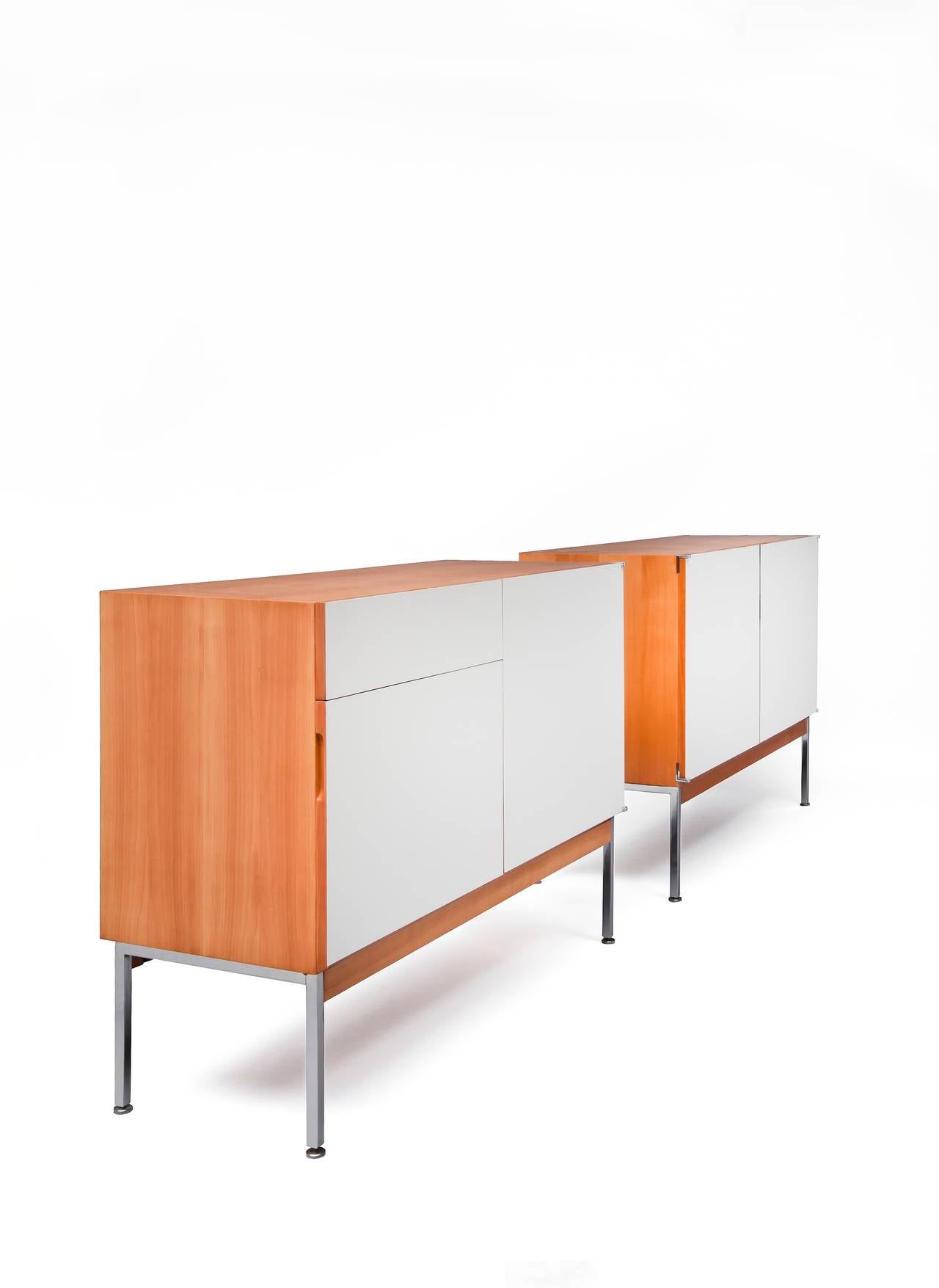Pair of sideboards by Antoine Philippon (1930-1995) & Jacqueline Lecoq (1932-)
Bofinger RFA edition - 1958.