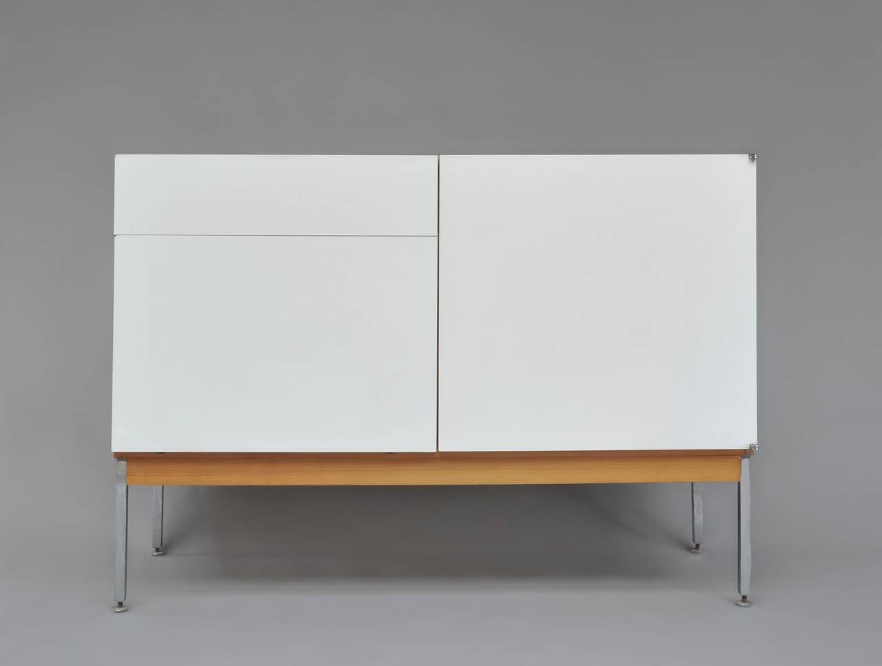 Mid-20th Century Pair of Sideboards by Antoine Philippon and Jacqueline Lecoq, 1958 For Sale