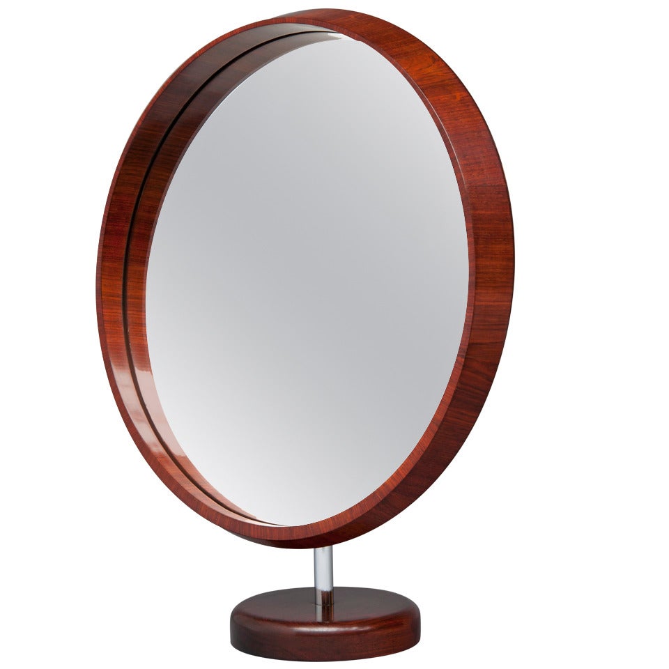 Large Standing Mirror by Joseph-André Motte, Charron Edition, 1959 For Sale