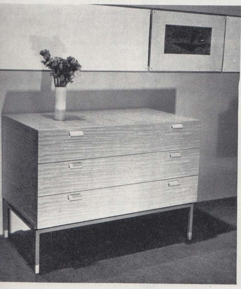 Chest of drawers 812 by André Monpoix - Meubles TV edition - 1956 For Sale 2