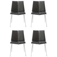 Set of Four CG1 Chairs by Pierre Guariche, Sieges Temoins Edition, 1961