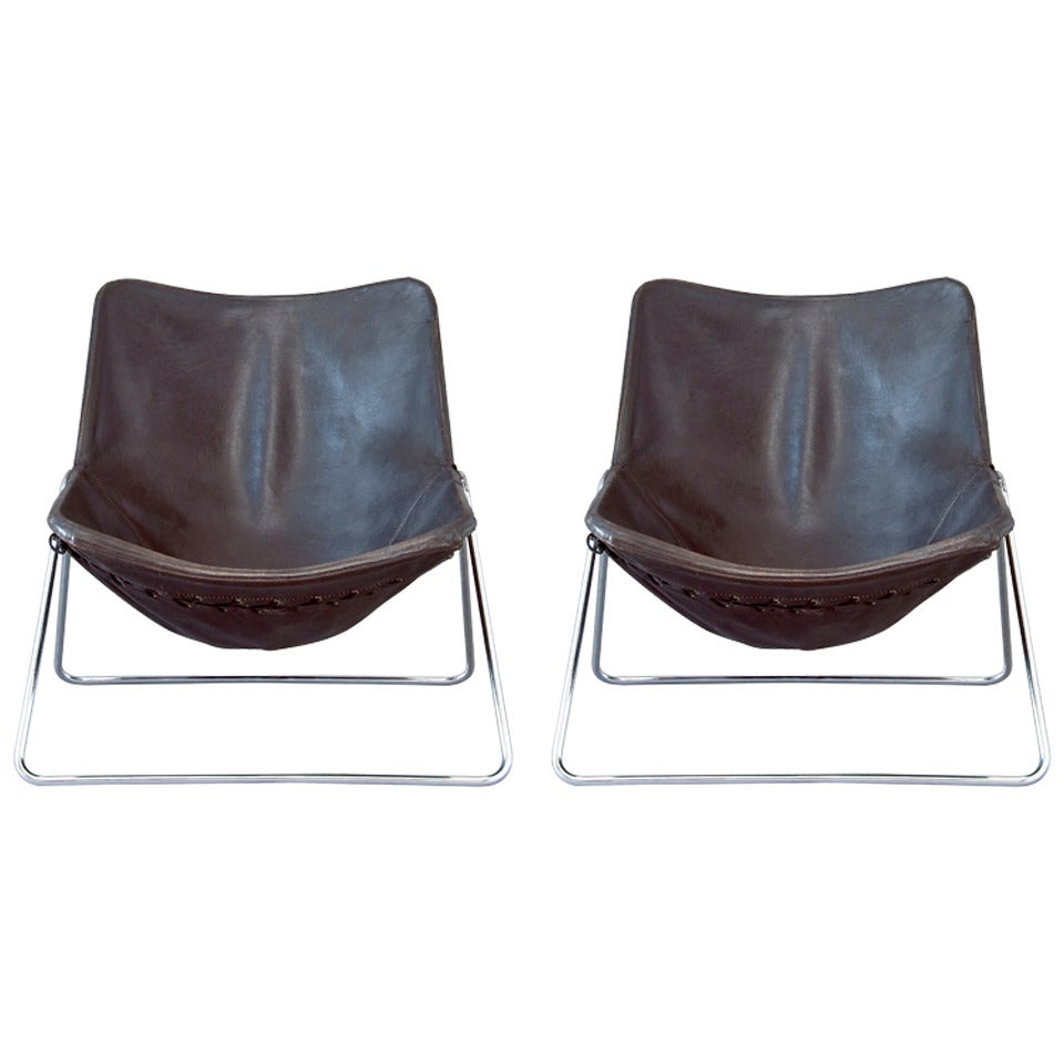 Pair of chairs G1 by Pierre Guariche - Airborne edition - 1953 For Sale