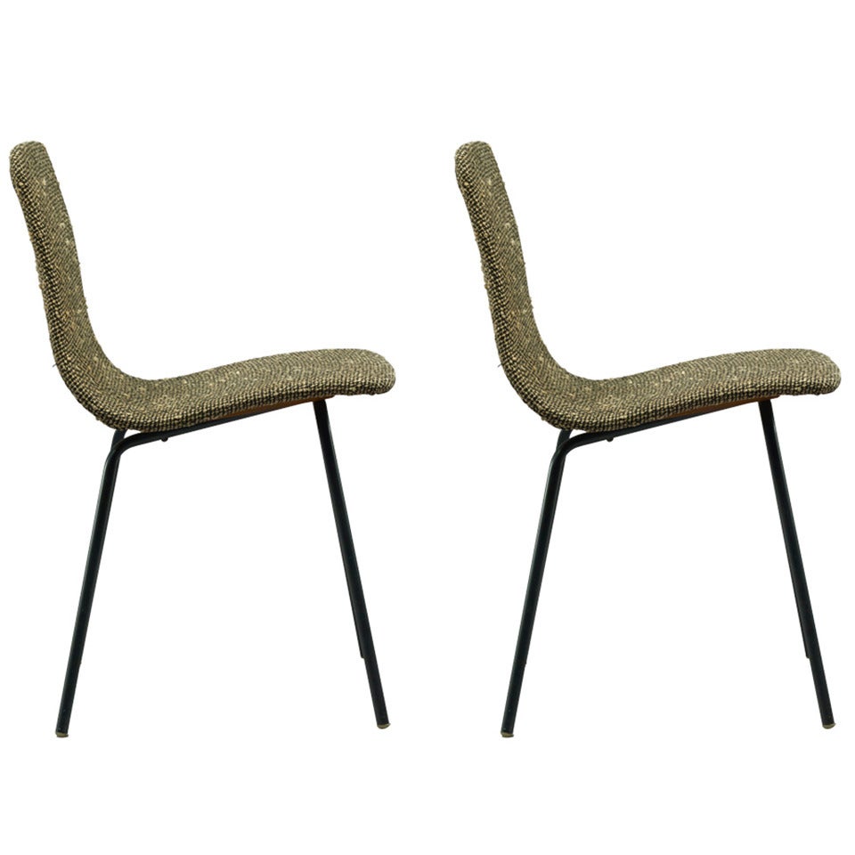 Pair of chairs Papyrus by Pierre Guariche - Steiner edition - 1951