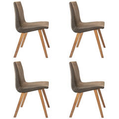 Set of 4 chairs 145 by Pierre Paulin - Meubles TV edition - 1953/1954