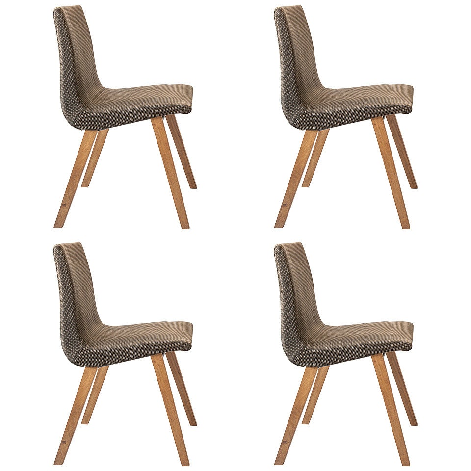 Set of 4 chairs 145 by Pierre Paulin - Meubles TV edition - 1953/1954 For Sale