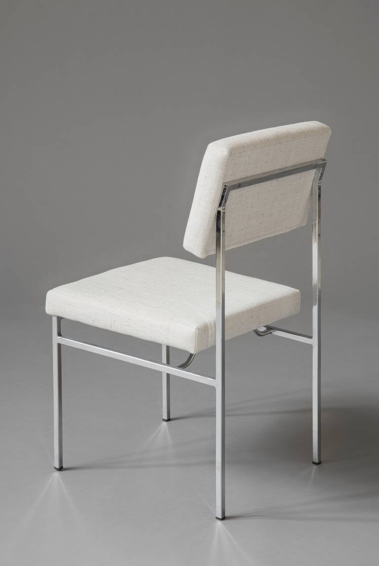 Mid-20th Century Set of 8 chairs P60 by Philippon & Lecoq - Airborne edition - 1959/1960 For Sale