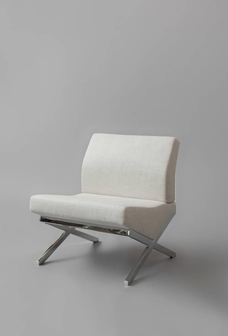 Mid-20th Century Pair of Chairs by Pierre Guariche, Sieges Temoins Edition, 1959-1960 For Sale