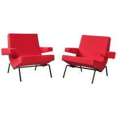 Pair of Armchairs by Pierre Paulin, Thonet Edition