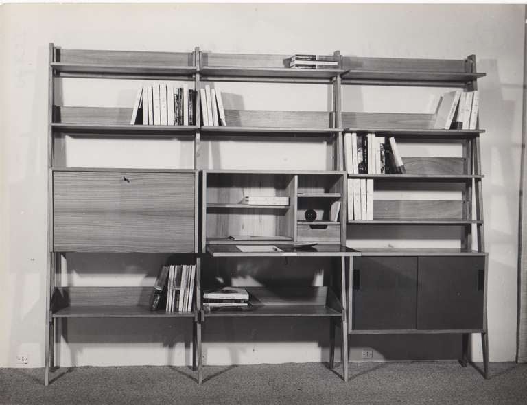 Bookcase model 150 by André Simard - Meubles T.V. Edition - 1953 4