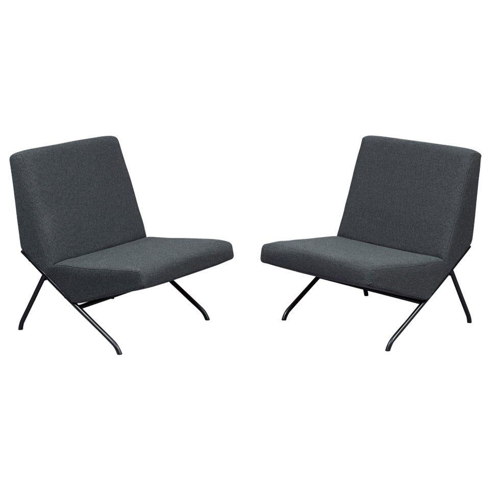 Pair of chairs SG10 by Pierre Guariche - Sieges Temoins edition - 1959/1960