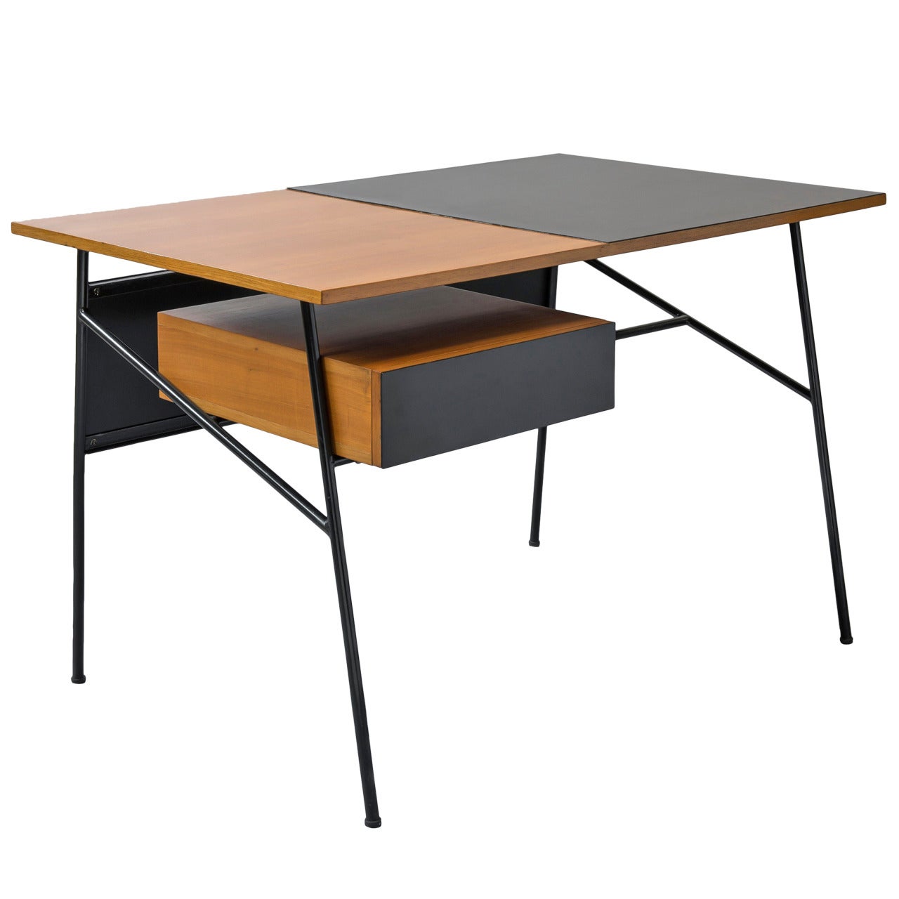 Desk 204 by André Monpoix - Meubles TV edition - 1954 For Sale