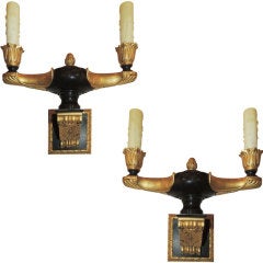 A Neoclassical Pair Of Empire Dore Bronze
Two Tone Urn Form Two Arm Sconces A Neoclassical Pair Of Empire Dore Bronze
Two Tone Urn Form Two Arm Sconces