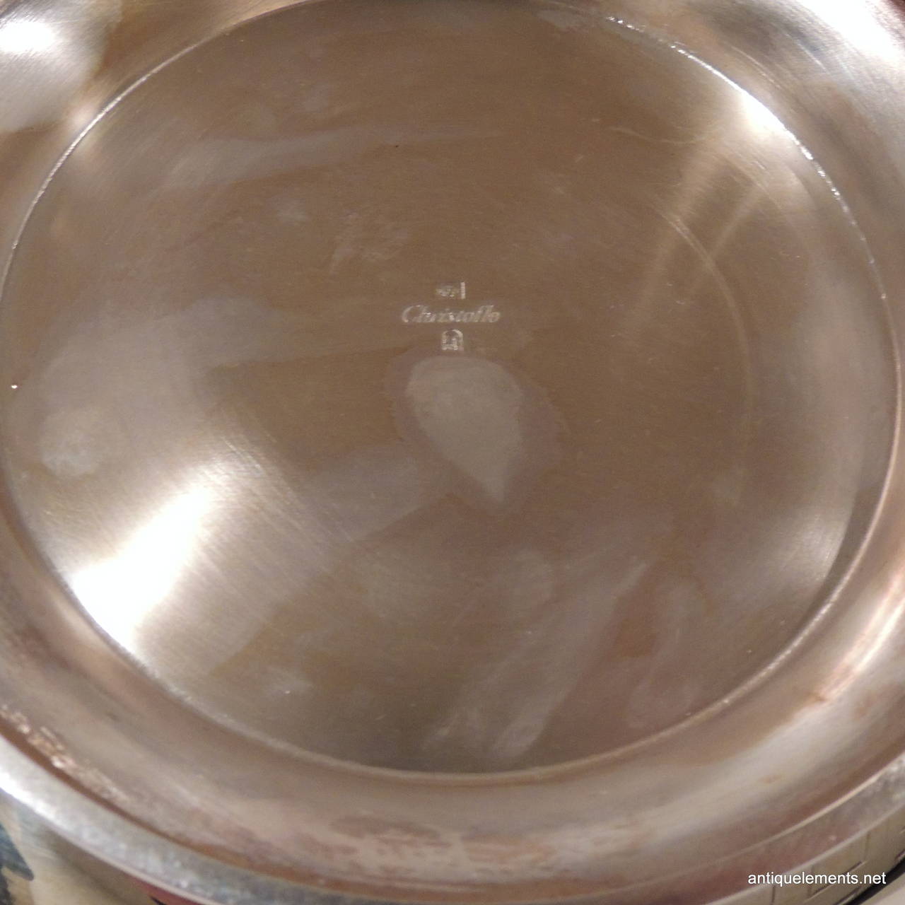Silver Plate Handsome Christofle Limited Edition Malmaison Eagle Head Handled Bowl