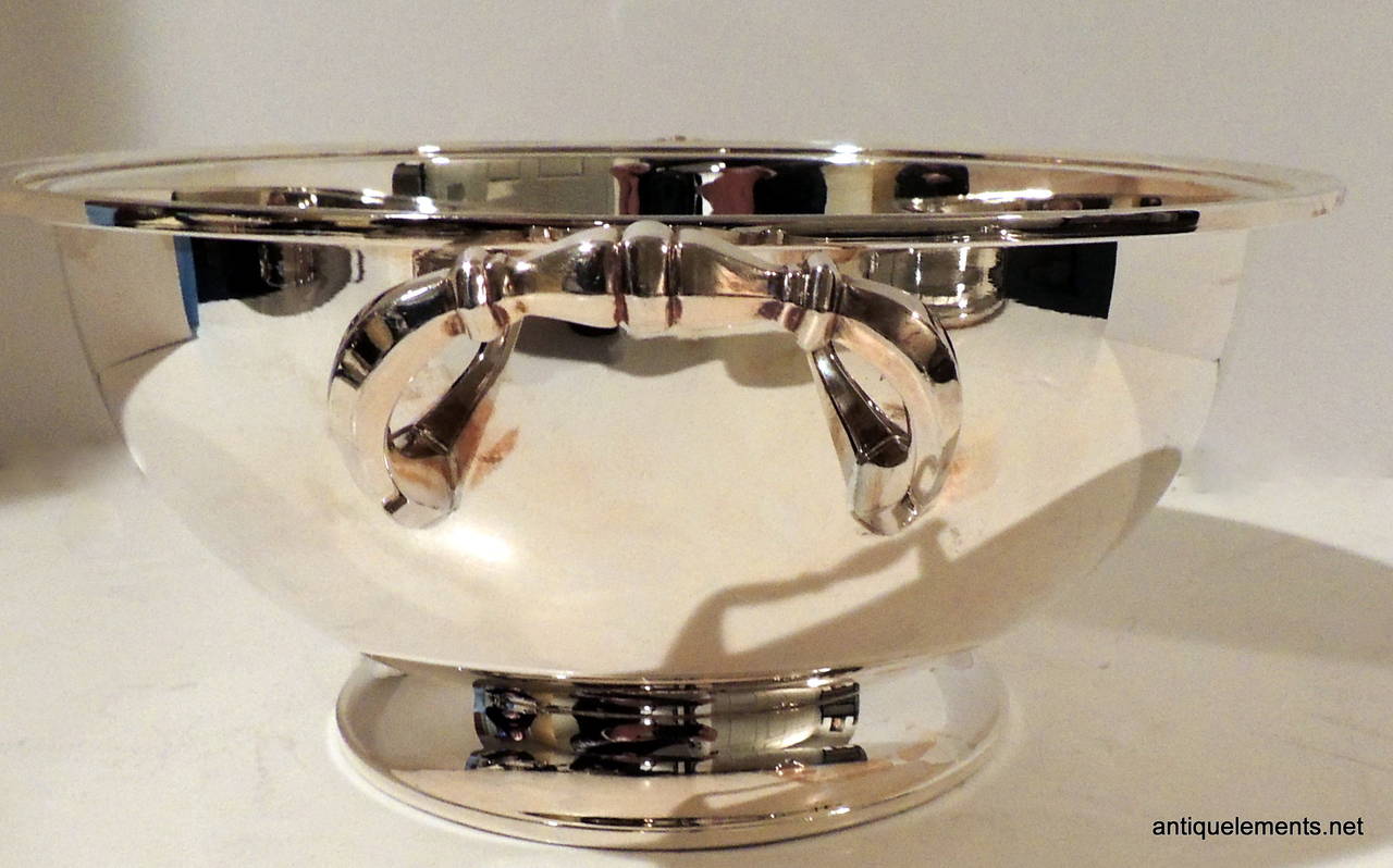 Wonderful & Elegant Pair Of Silver Plated Christofle Covered Serving Tureens 4