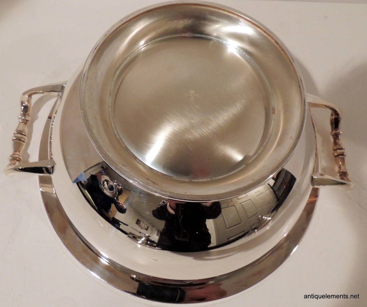 Wonderful & Elegant Pair Of Silver Plated Christofle Covered Serving Tureens 5