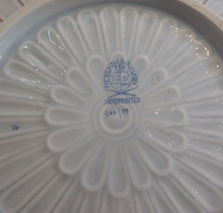 A Wonderful & Rare Herend Covered Tureen With Dolphin Handles 2