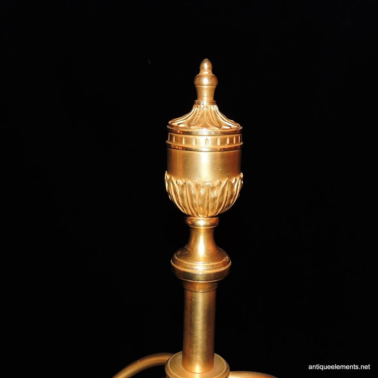 Very Fine and Elegant Pair of Caldwell Doré Bronze Three-Light Floor Lamps 3