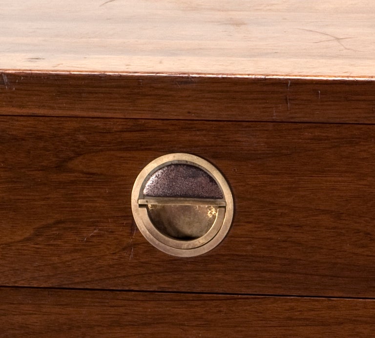 Mid-20th Century Edward Wormley Dresser with Natzler Tiles