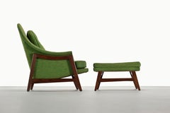 Edward Wormley lounge chair and ottoman