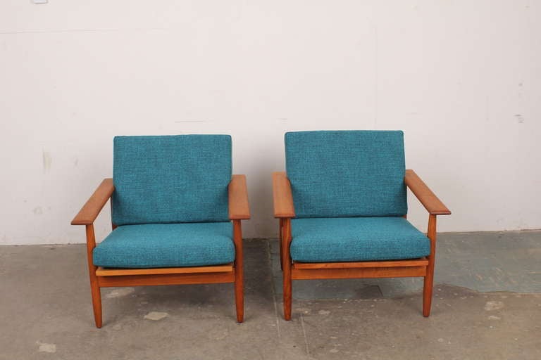 Danish Mid-Century Modern Teak Lounge Chairs 5