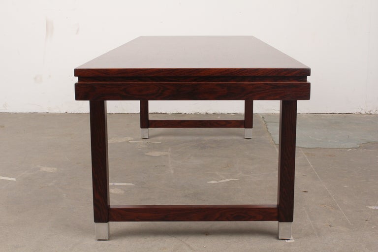 Danish Mid-Century Modern Rosewood Coffee Table by Kai Kristiansen For Sale 1