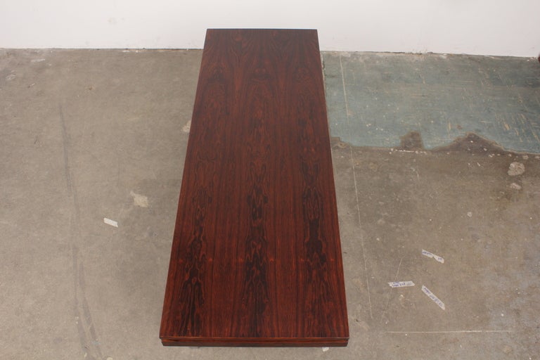 Danish Mid-Century Modern Rosewood Coffee Table by Kai Kristiansen For Sale 2