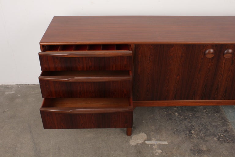 Scottish Mid Century Modern Rosewood Sideboard by McIntosh
